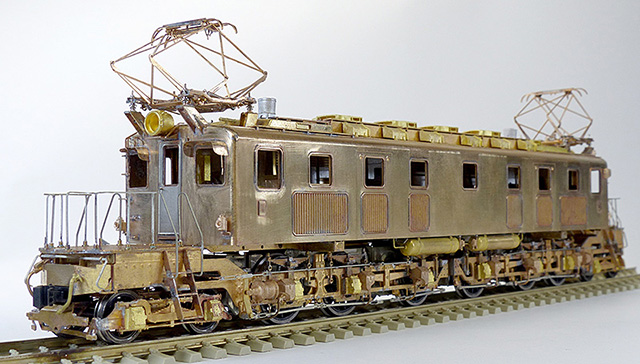 ワールド工芸 Nゲージ 国鉄 EF58 電気機関車 旧車体 塗装済完成