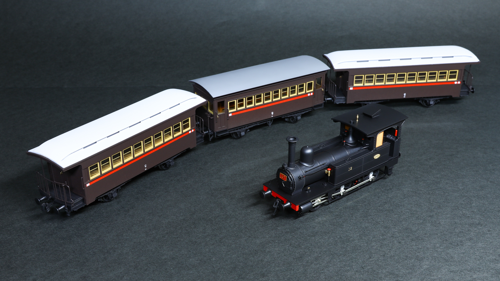 モデルタブレット 「IORI工房 明治村のSL列車セット」 - エコー