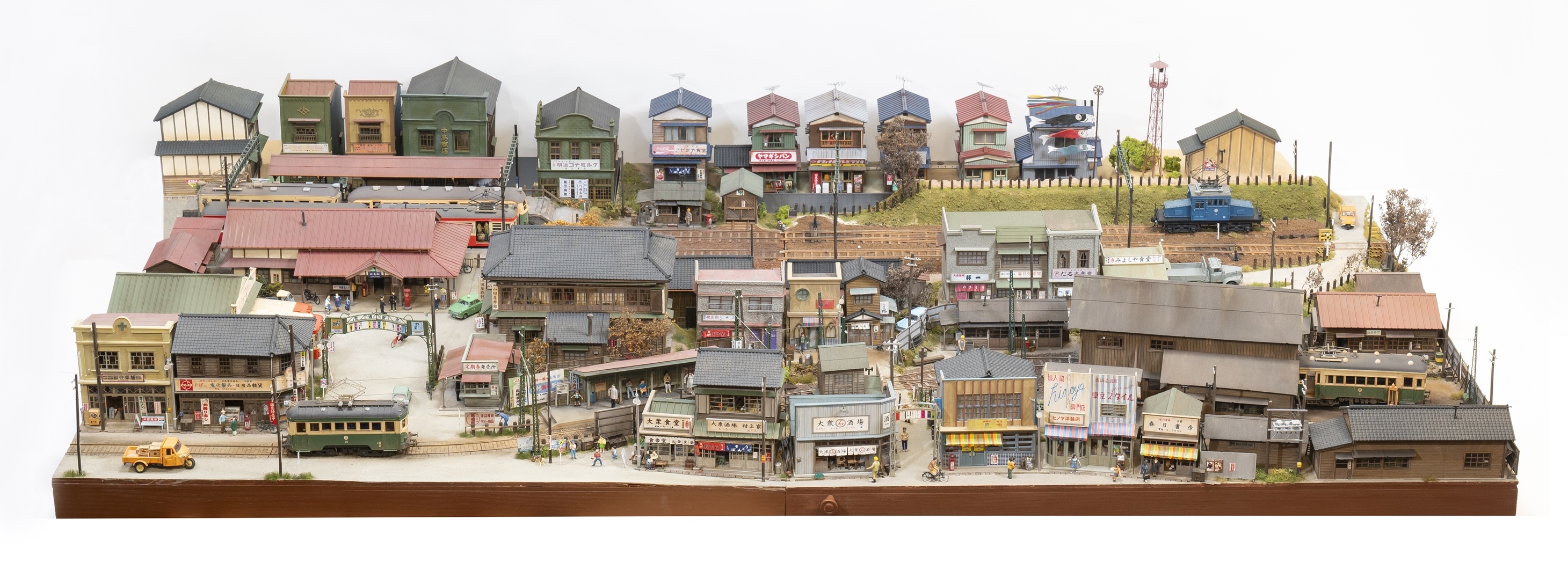 地鉄電車/宮下洋一作品 3及び4.中越地方鉄道 田島駅情景