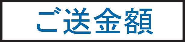 ご送金額 ご送金額